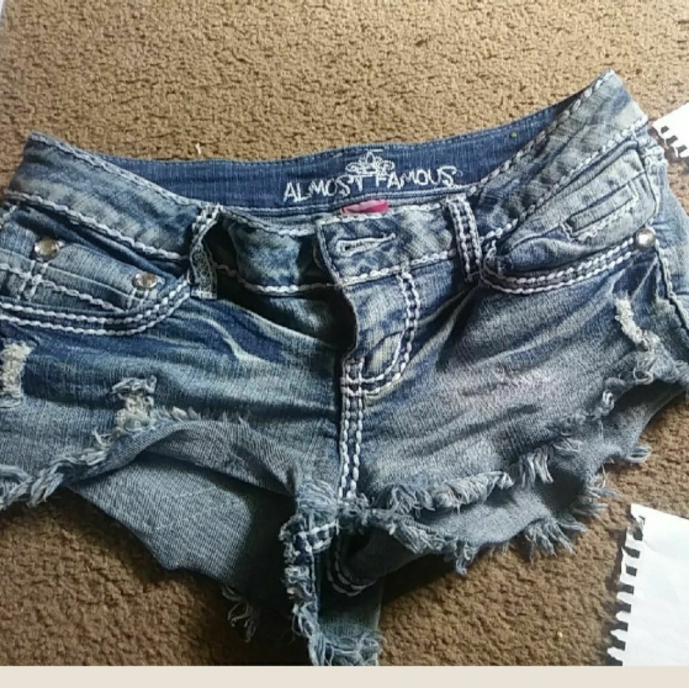 Denim shorts
